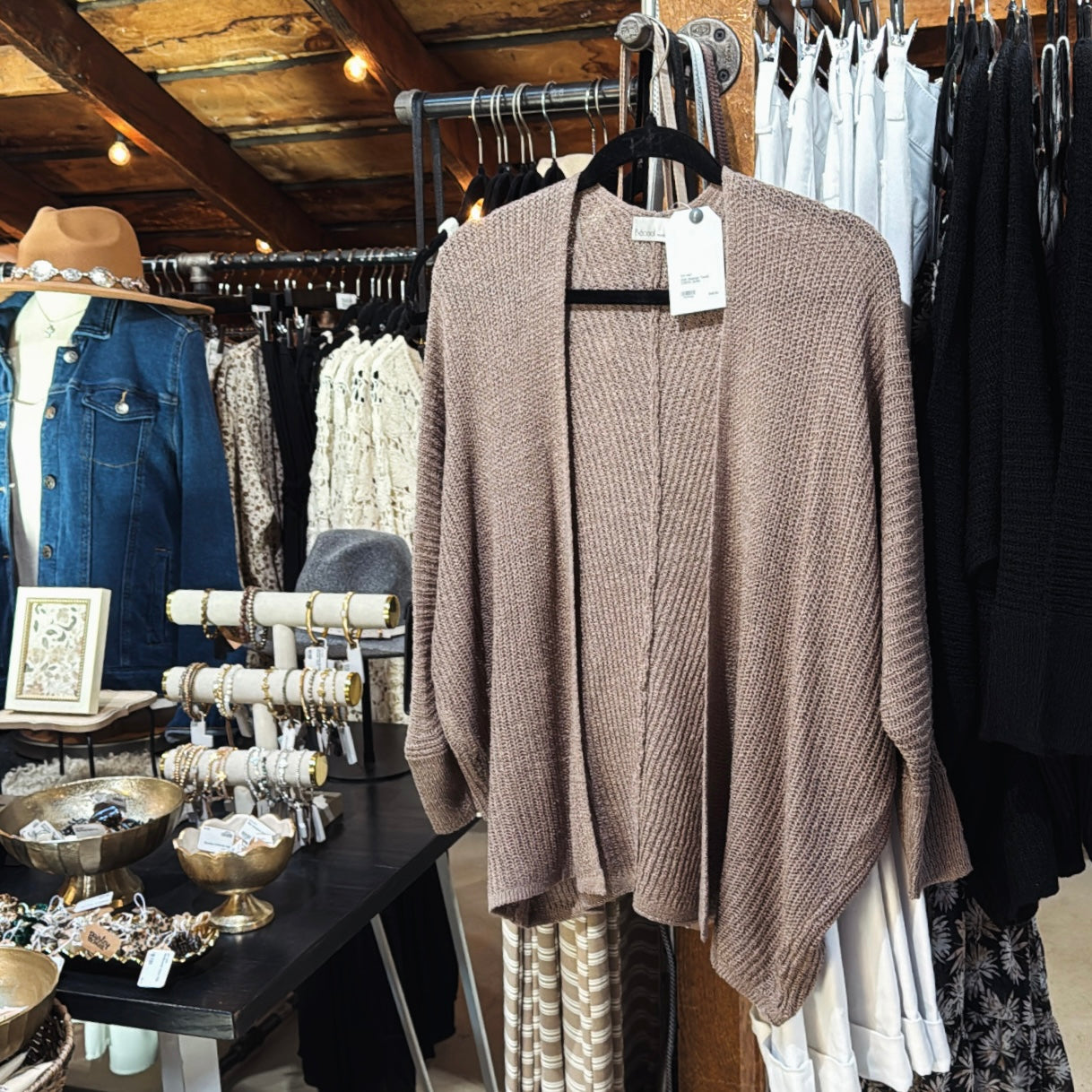 Knit Dolman Cardigan - Coco