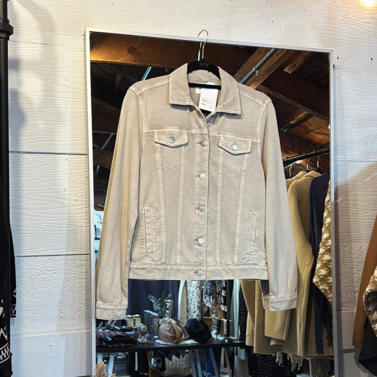 CottonFleece Jacket - Stone