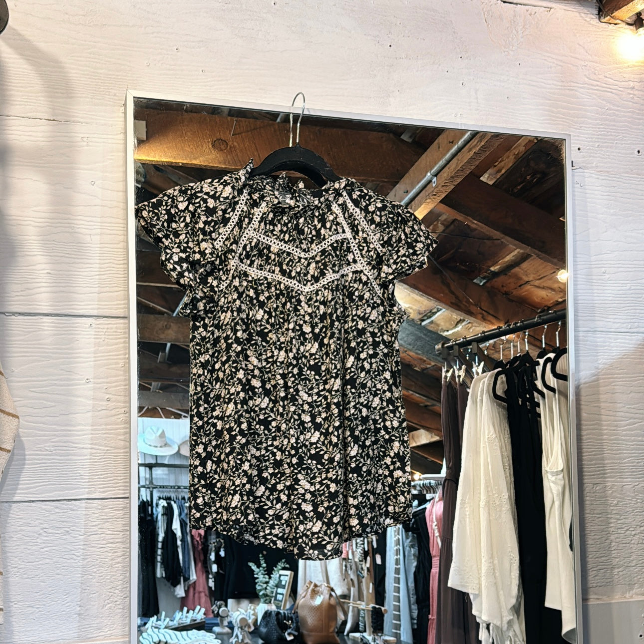 Floral&Lace SS Top