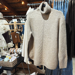 Textured Turtleneck