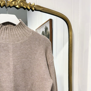 GoldButton Mockneck