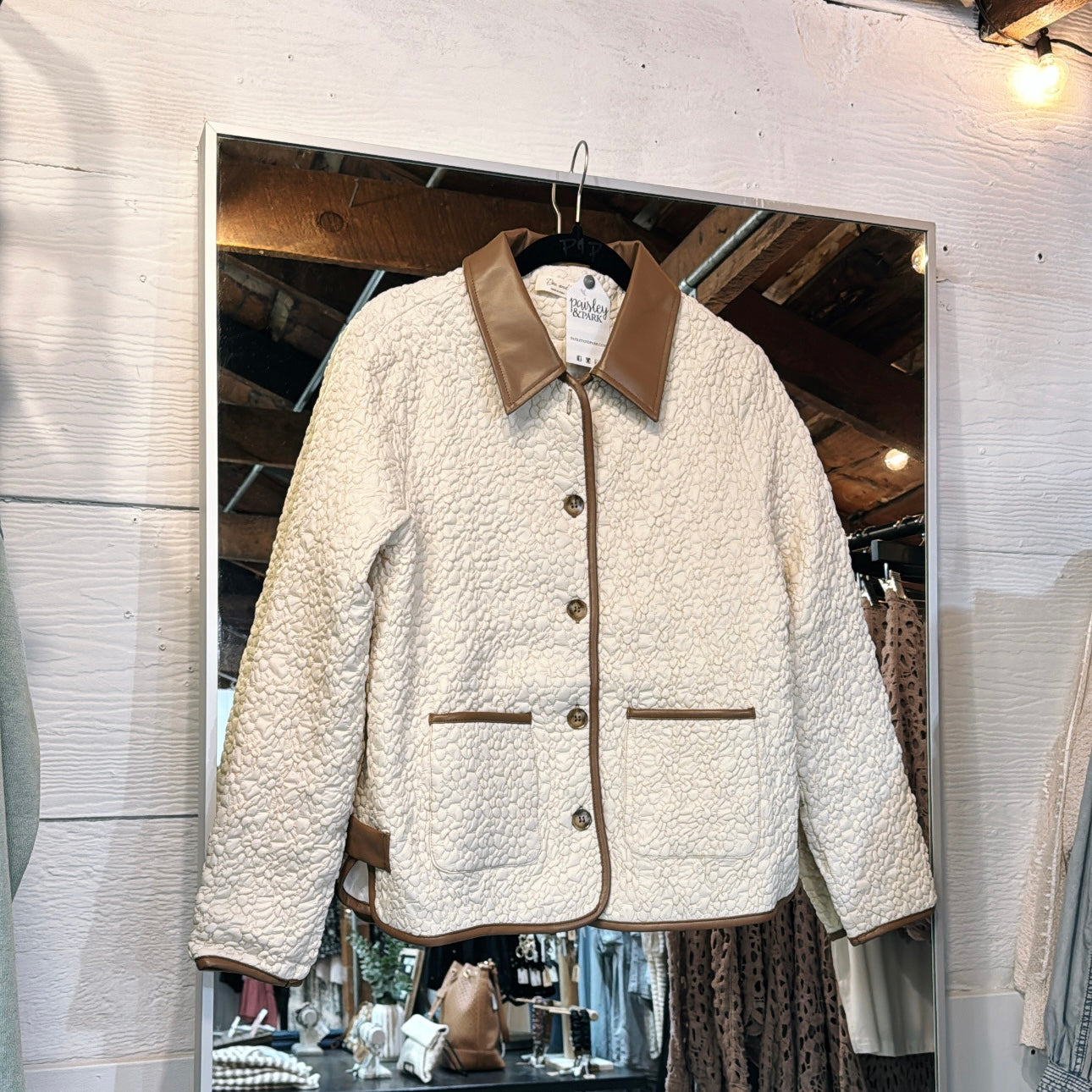 Quilted Floral Jacket