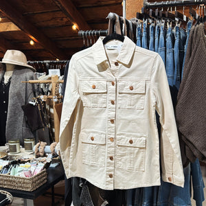 Utility Jacket - Ecru