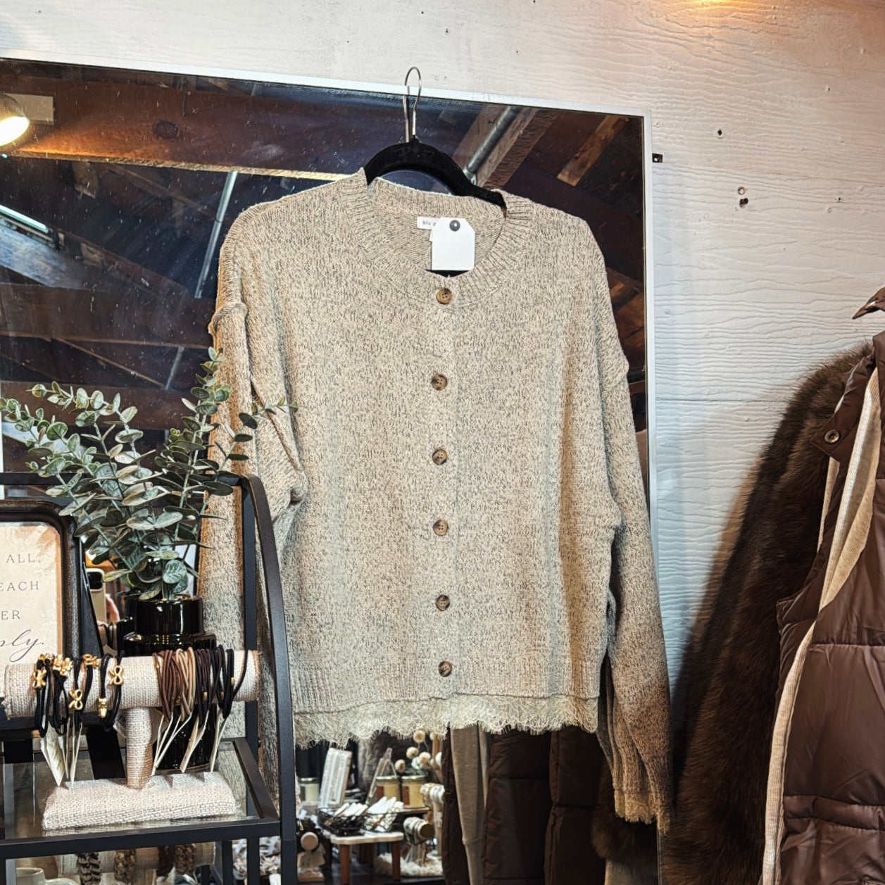 LaceTrim Cardigan
