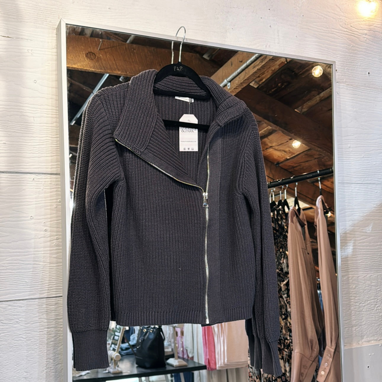 Knit Moto Jacket