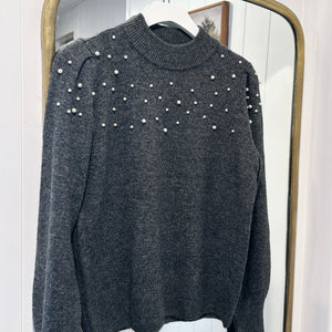 Pearl Detail Pullover