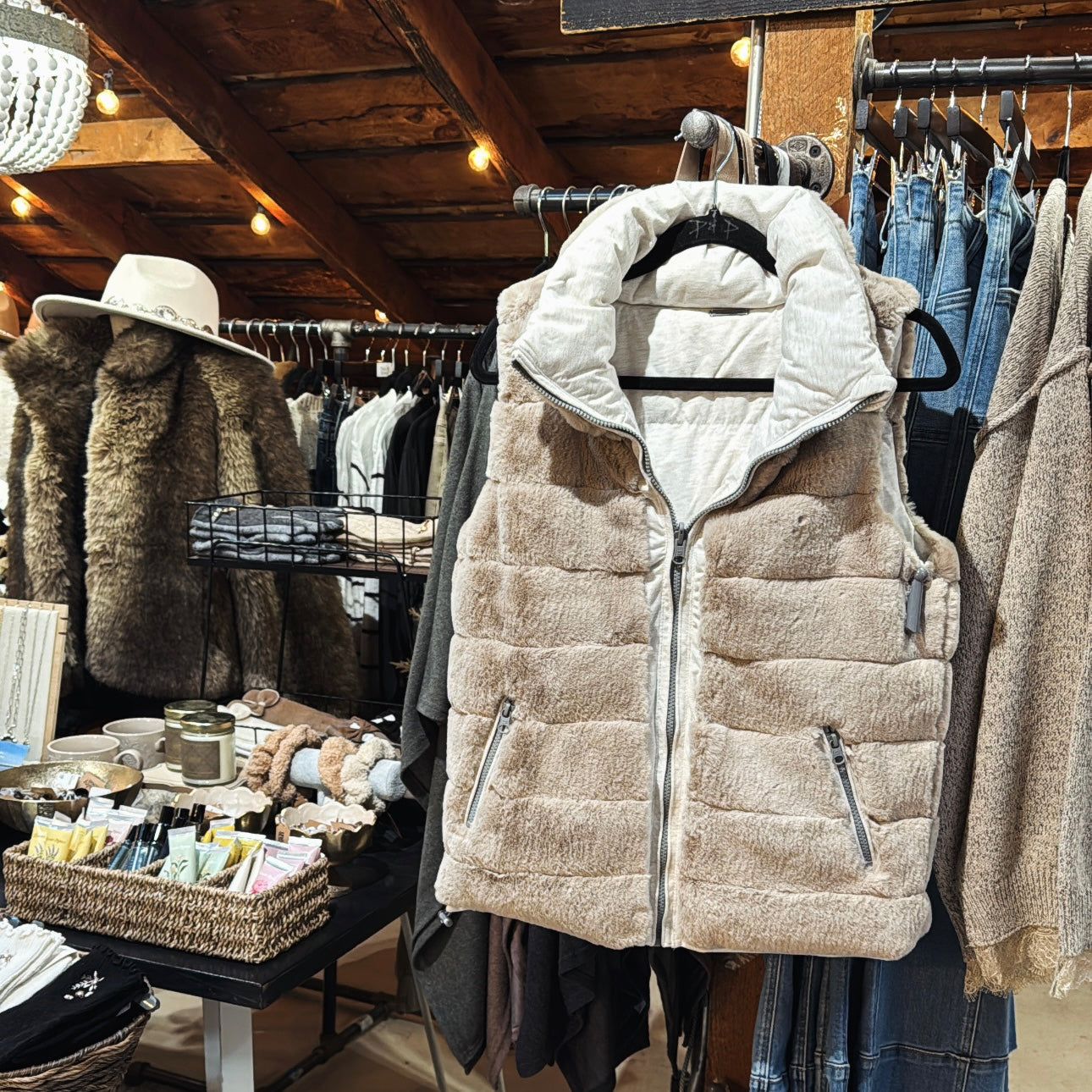 Reversible Fur Vest