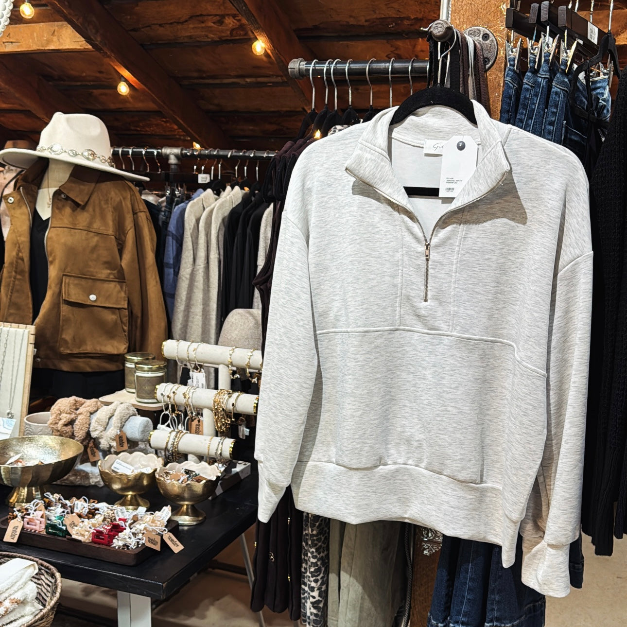 AshGrey HalfZip Pullover