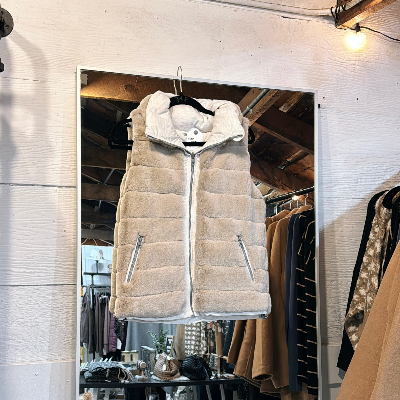 Reversible Fur/Knit Vest