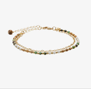 NaturalStone Layered Bracelet