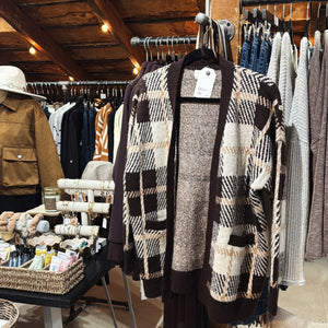 Plaid Cozy Cardigan