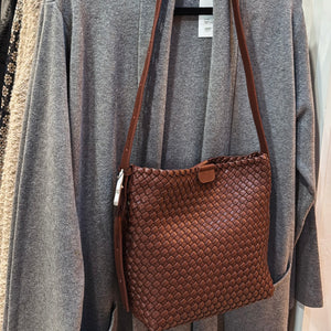 Isadora Woven Bucket Bag