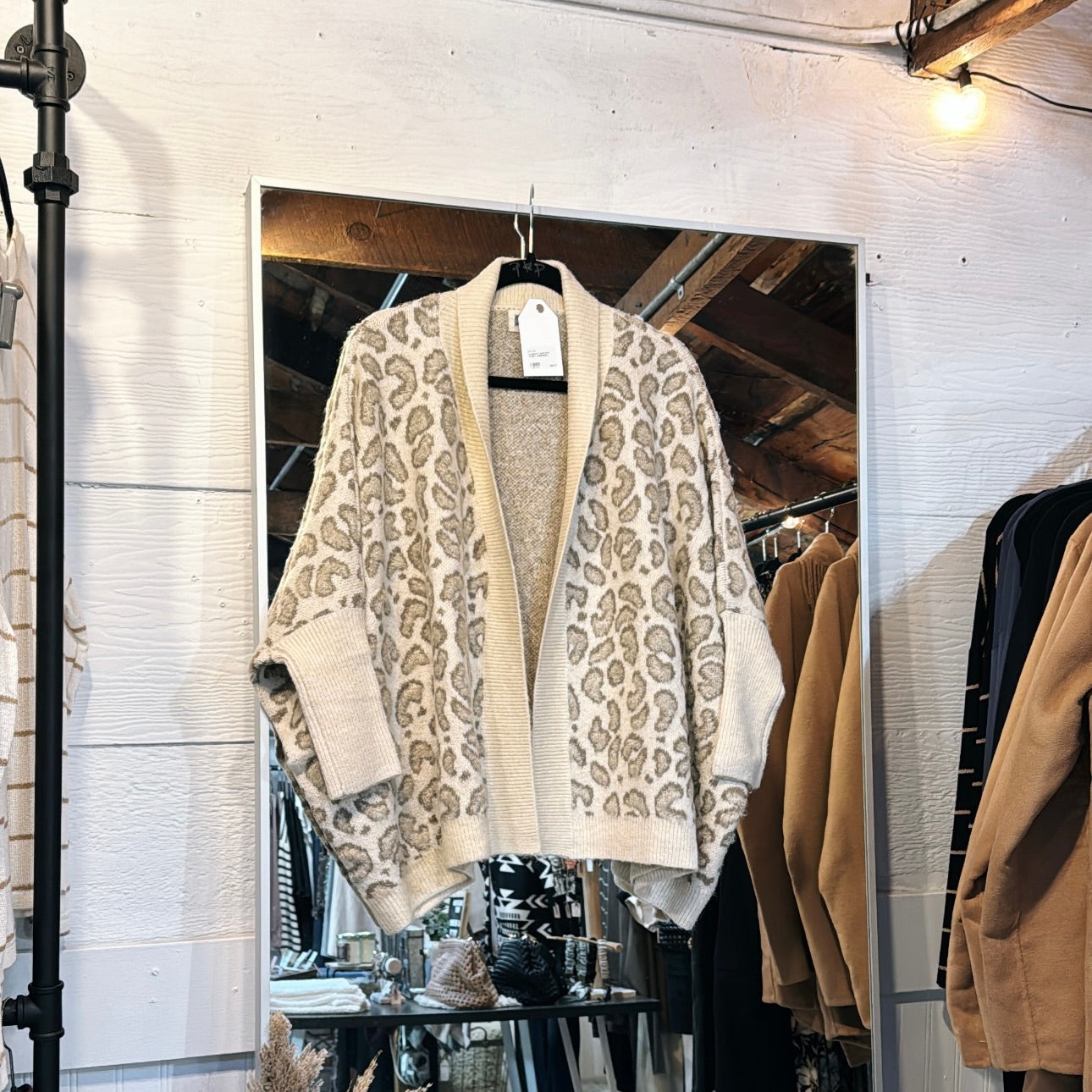 Leopard CapeCardigan