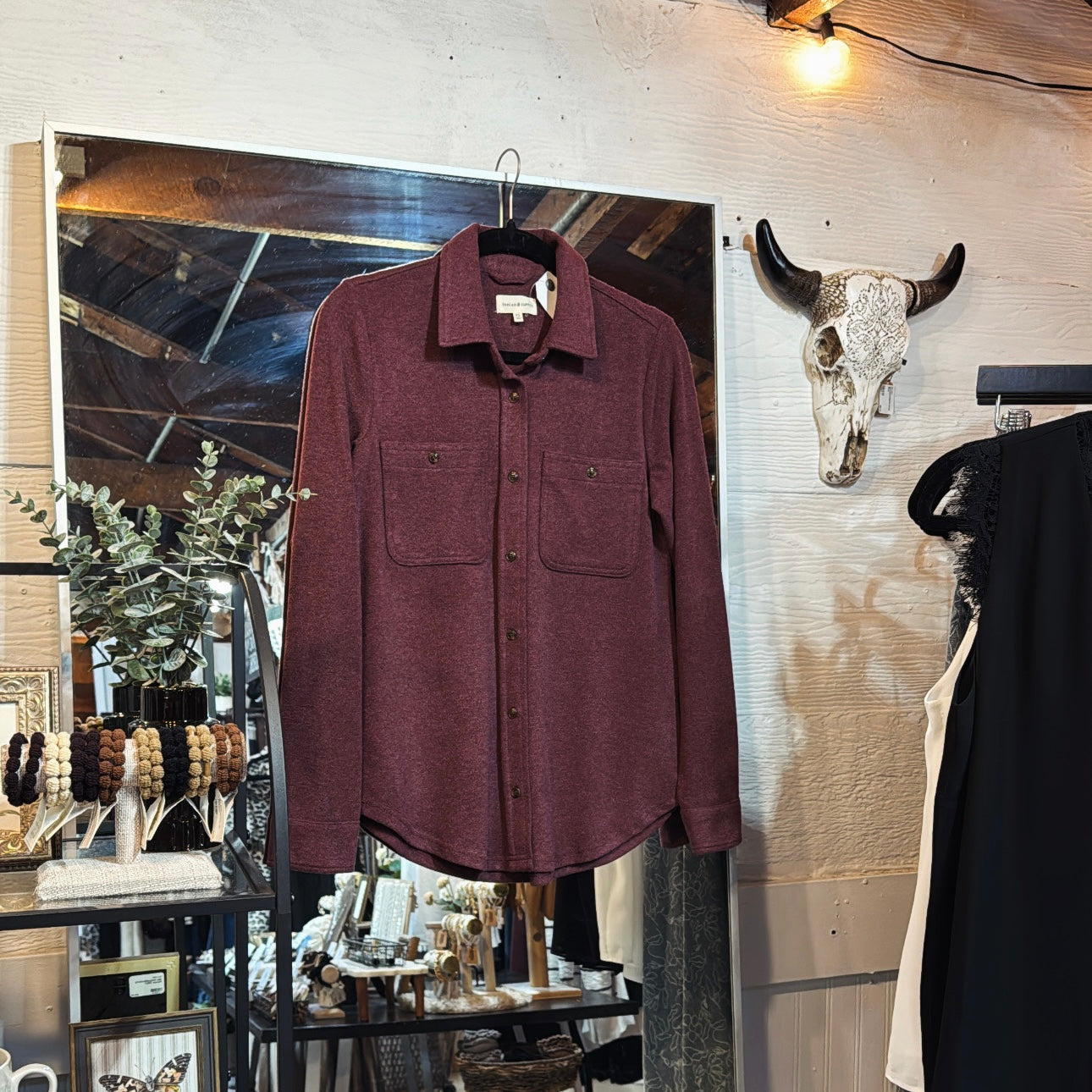 Lewis Shirt - Burgundy