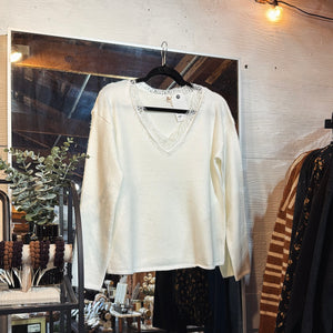 LaceTrim Sweater