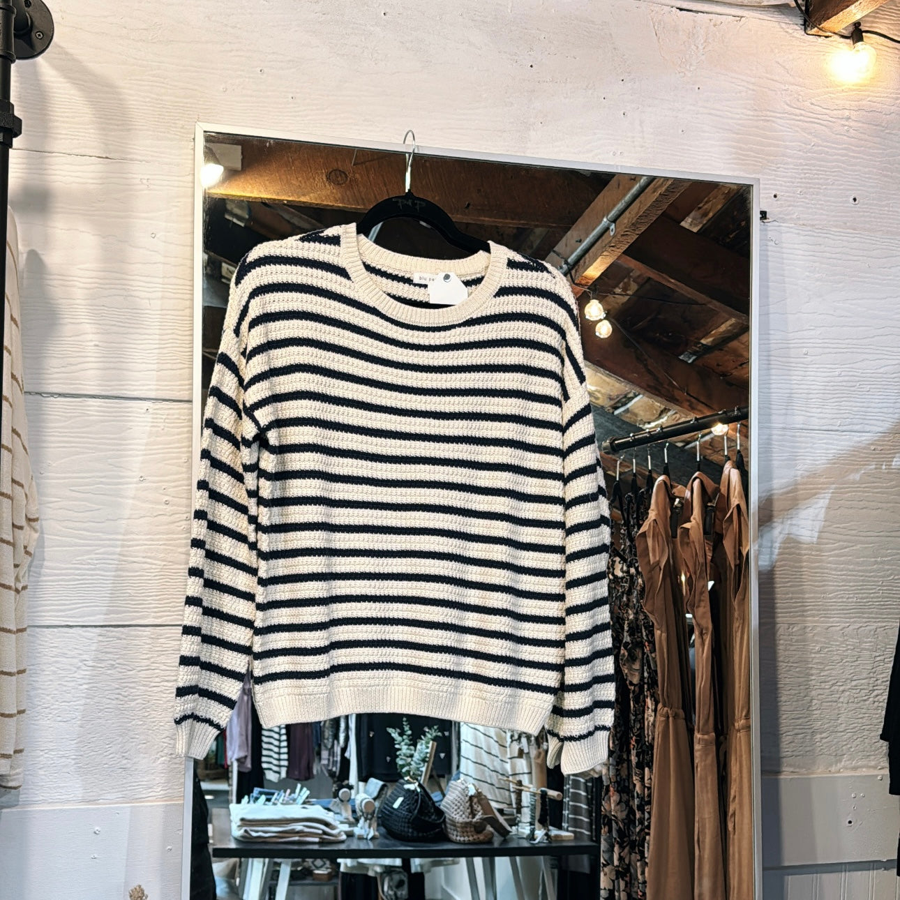Cotton Striped Pullover