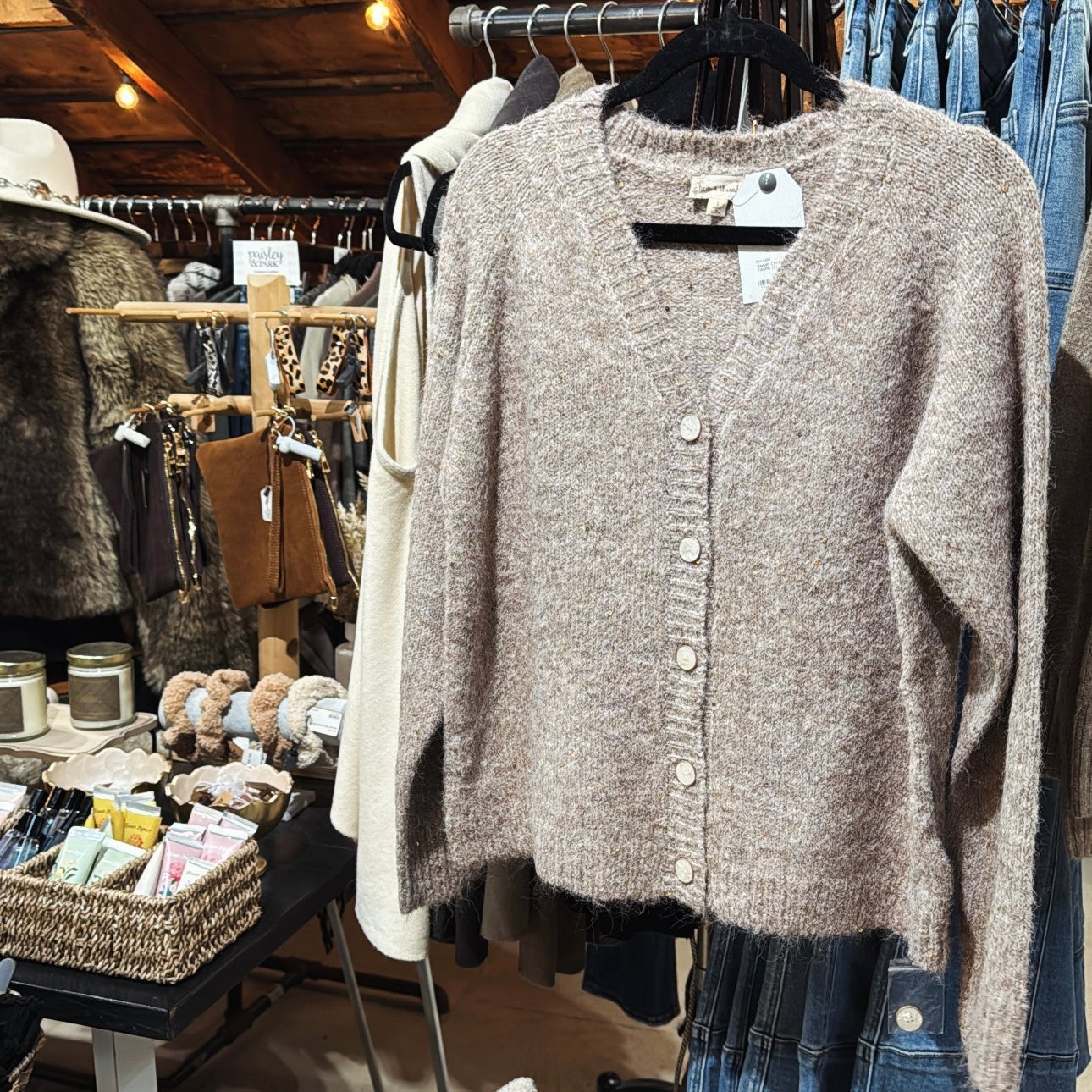 Sequin Cardigan