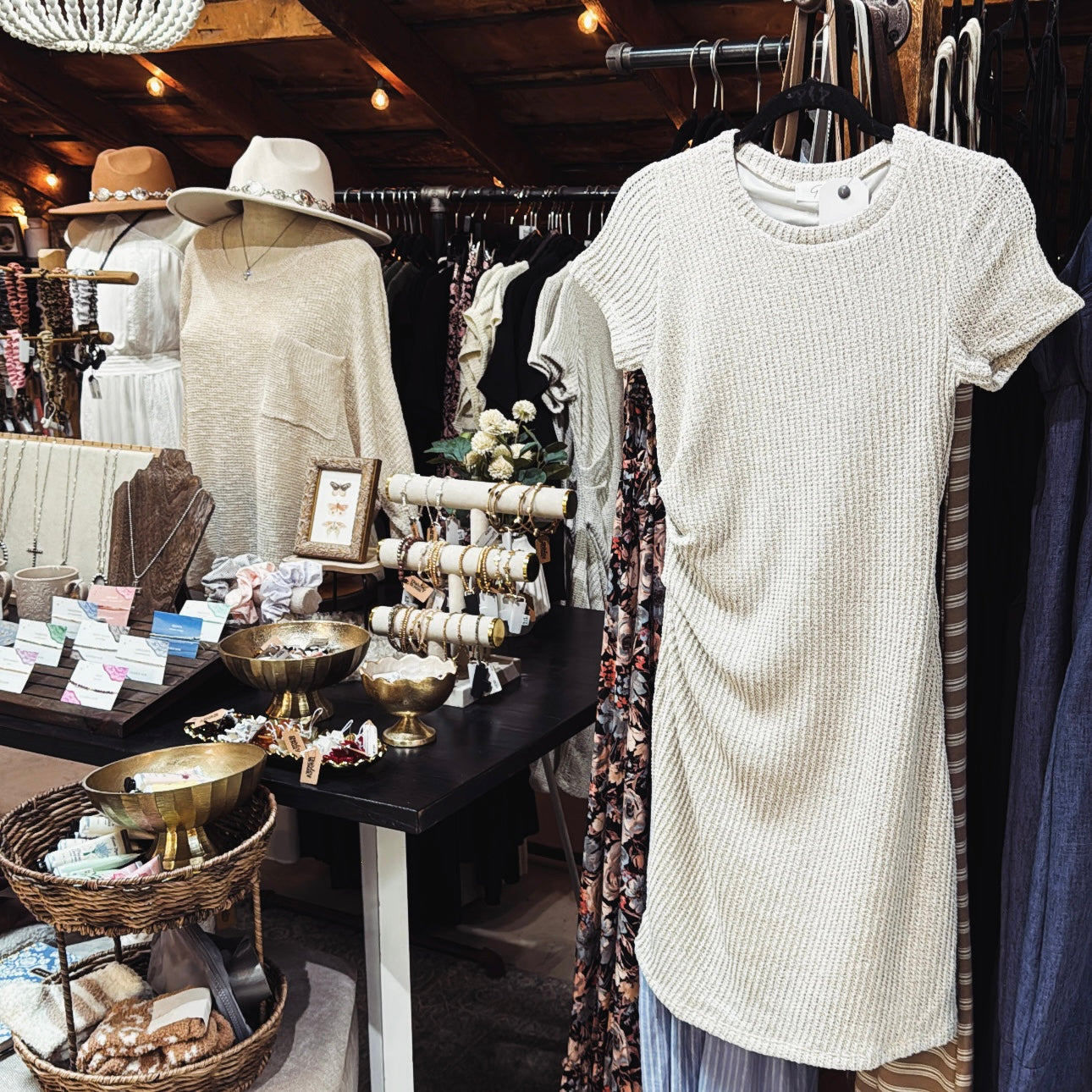 Boucle SS Dress