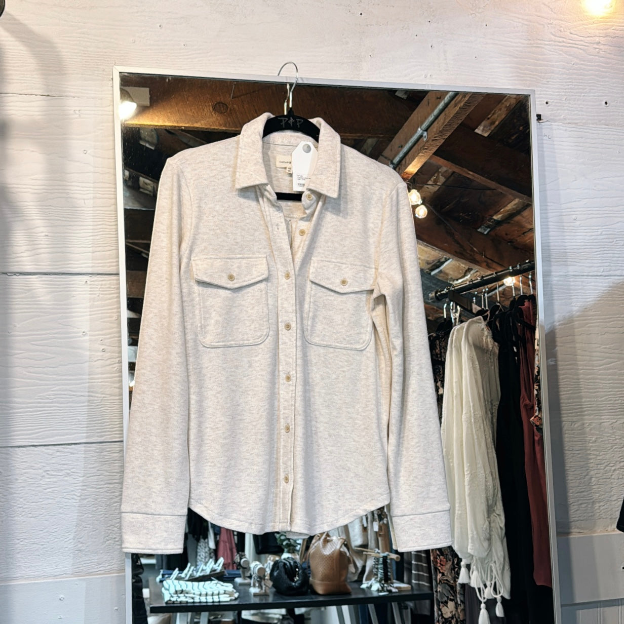 Cassian Shirt - Heather Oatmeal
