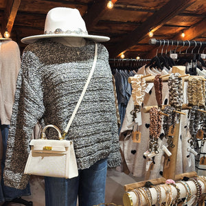 Marled Knit Pullover