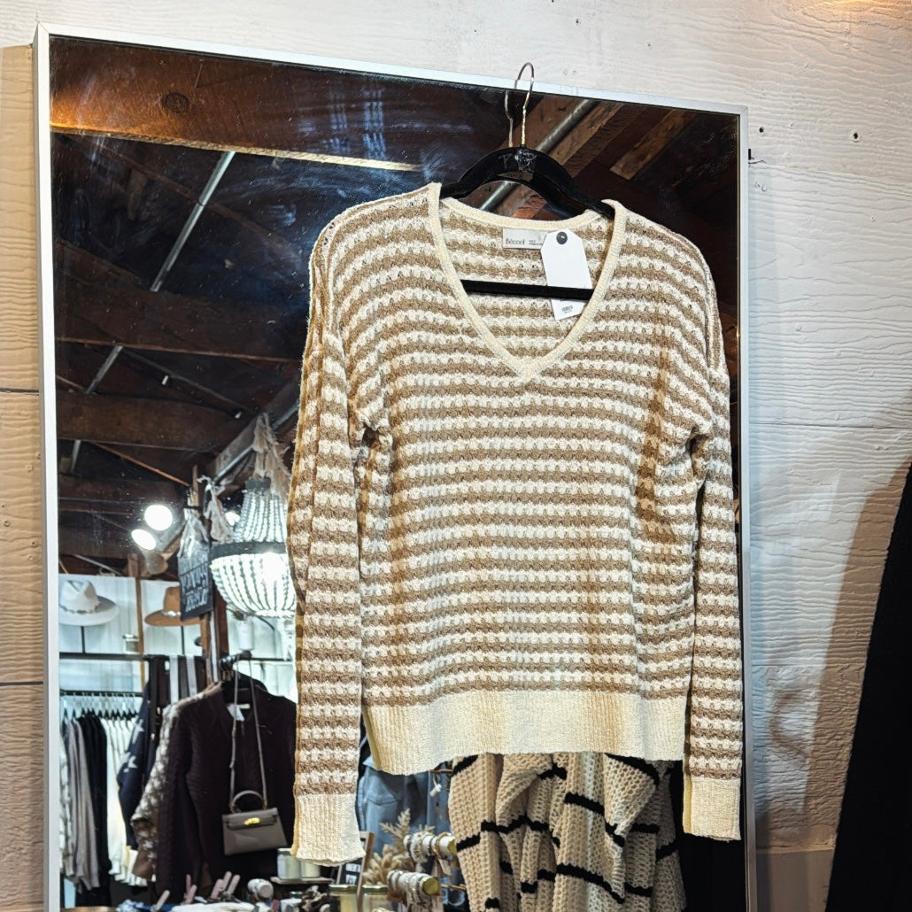 Striped Crochet Sweater