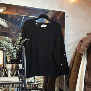 ButtonDetailSlv Pullover