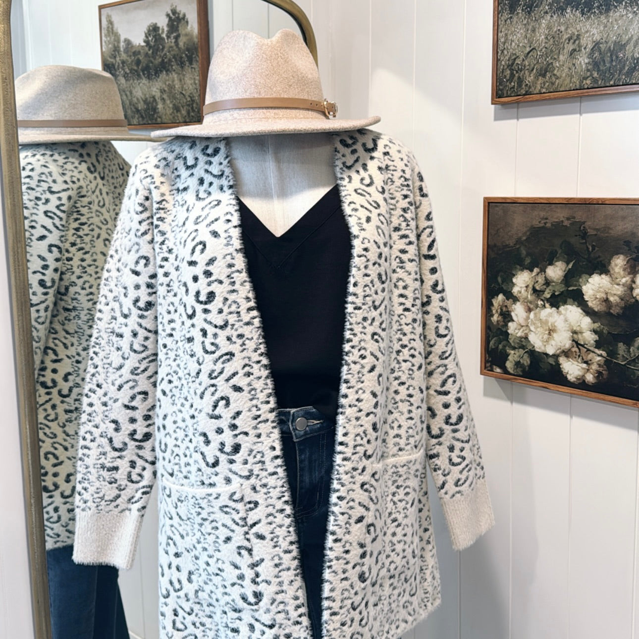 Cozy Leopard Cardigan