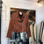 Faux Suede Jacket - Cinnamon