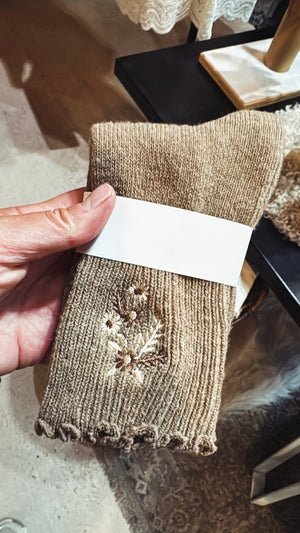 EMB Floral Socks