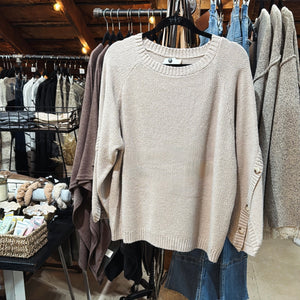 ButtonDetailSlv Pullover