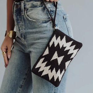 Aztec Cotton Clutch